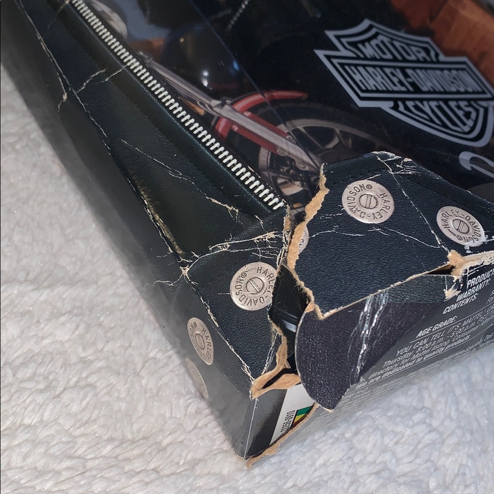NEW Harley-Davidson Barbie with Black Jacket and Red Scarf *damaged box - Picture 7 of 14